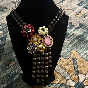 Plunder Elegant Multi-Color Statement Necklace